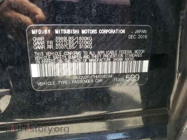2017 MITSUBISHI LANCER - VIN: JA32U2FU7HU008294 - Фото 10