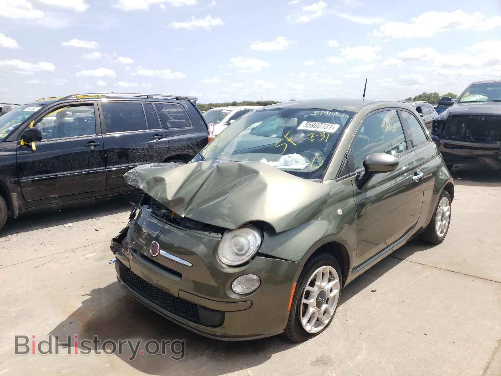 2013 FIAT 500 - VIN: 3C3CFFAR2DT546355 - Фото 2