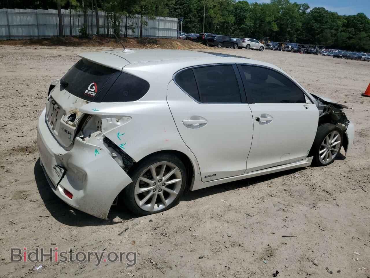 2011 LEXUS CT 200 - VIN: JTHKD5BH3B2003803 - Фото 3