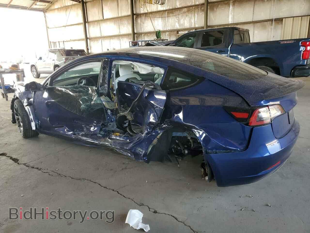 2022 TESLA MODEL 3 - VIN: 5YJ3E1ECXNF126446 - Фото 2
