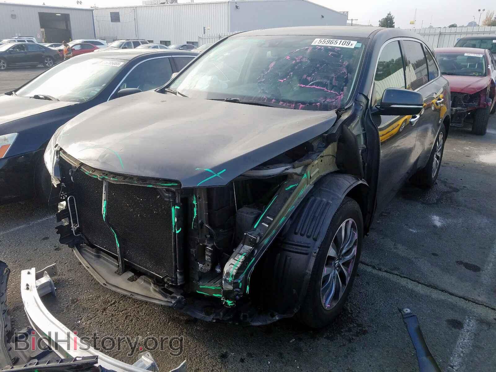 2014 ACURA MDX - VIN: 5FRYD4H42EB006251 - Фото 2