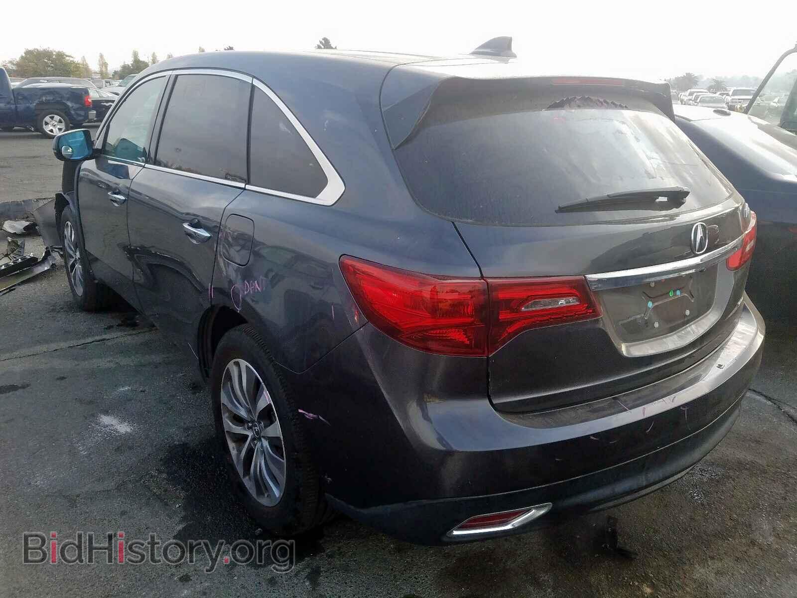 2014 ACURA MDX - VIN: 5FRYD4H42EB006251 - Фото 3