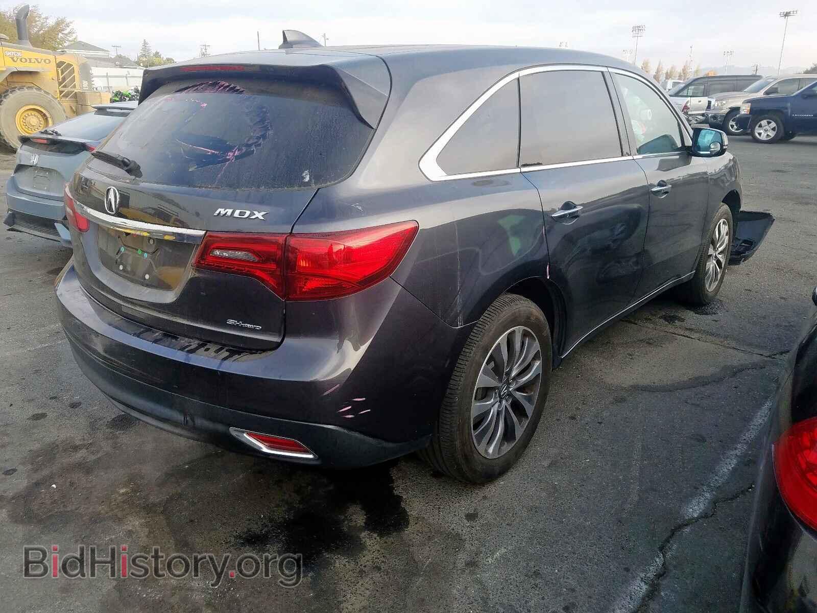 2014 ACURA MDX - VIN: 5FRYD4H42EB006251 - Фото 4