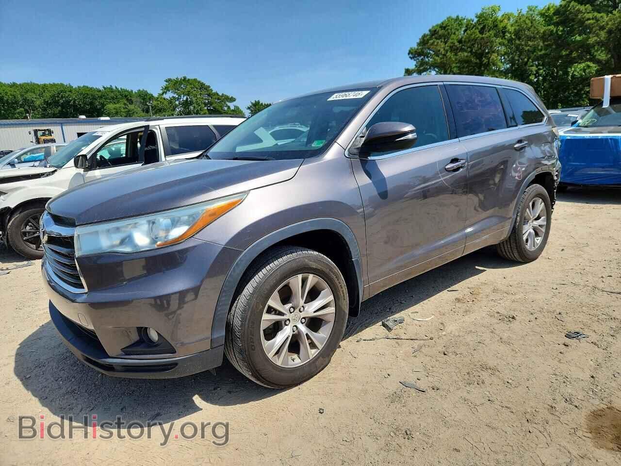 Фотография 5TDBKRFHXFS088291 - TOYOTA HIGHLANDER 2015
