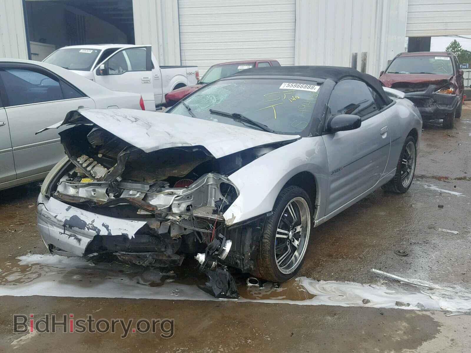 2003 MITSUBISHI ECLIPSE - VIN: 4A3AE45G23E203740 - Фото 2