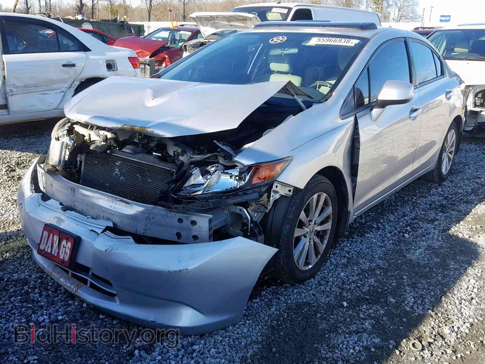 2012 HONDA CIVIC - VIN: 2HGFB2F87CH334251 - Фото 2