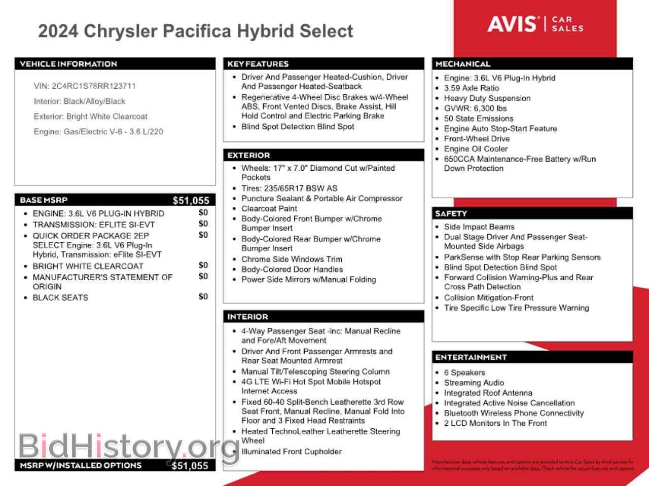 2024 CHRYSLER PACIFICA - VIN: 2C4RC1S78RR123711 - Photo 13