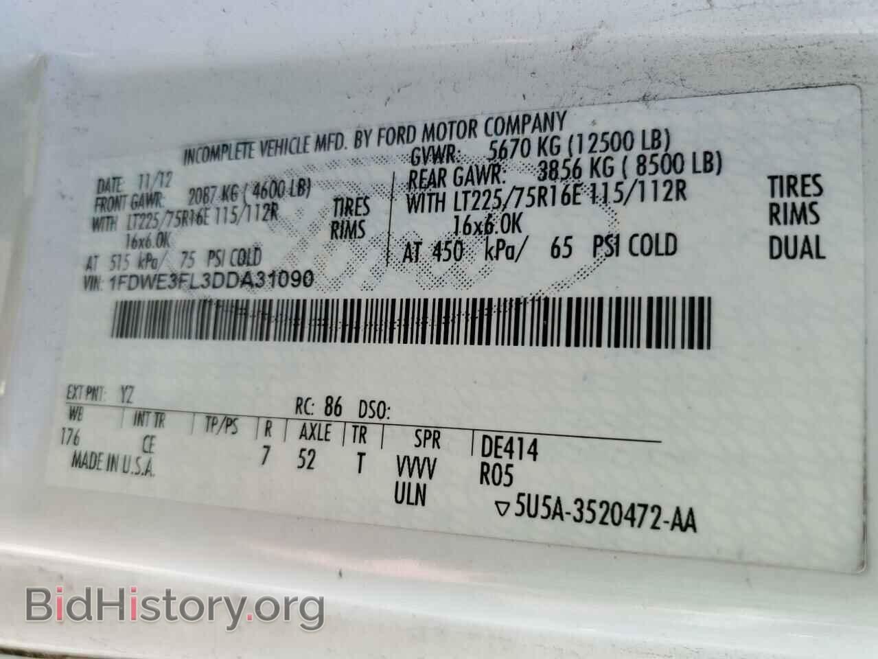 2013 FORD ECONOLINE - VIN: 1FDWE3FL3DDA31090 - Photo 10
