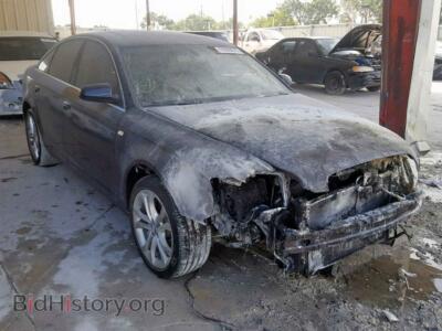 2008 Audi A6 A6 3.2, черный — VIN WAUAH74F68N030135, Copart