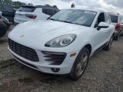 2016 Porsche MACAN S, white — VIN WP1AB2A56GLB41165, Copart