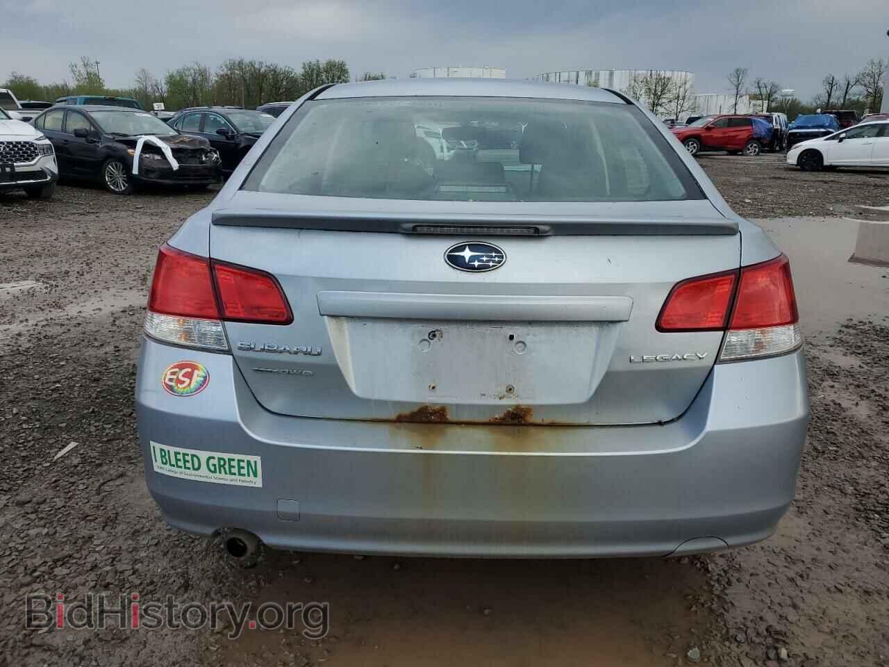 2012 SUBARU LEGACY - VIN: 4S3BMAC68C1013483 - Фото 6