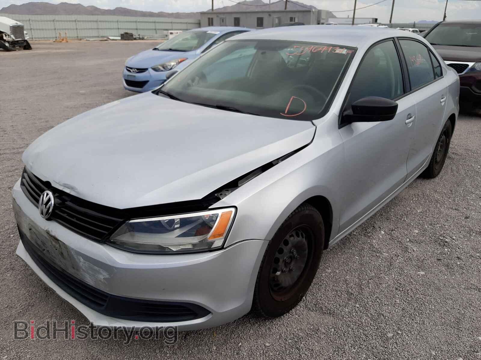 2014 VOLKSWAGEN JETTA - VIN: 3VW2K7AJ1EM392264 - Фото 2