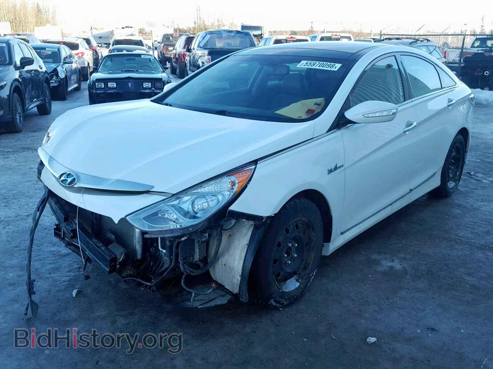 2012 HYUNDAI SONATA - VIN: KMHEC4A46CA056931 - Фото 2