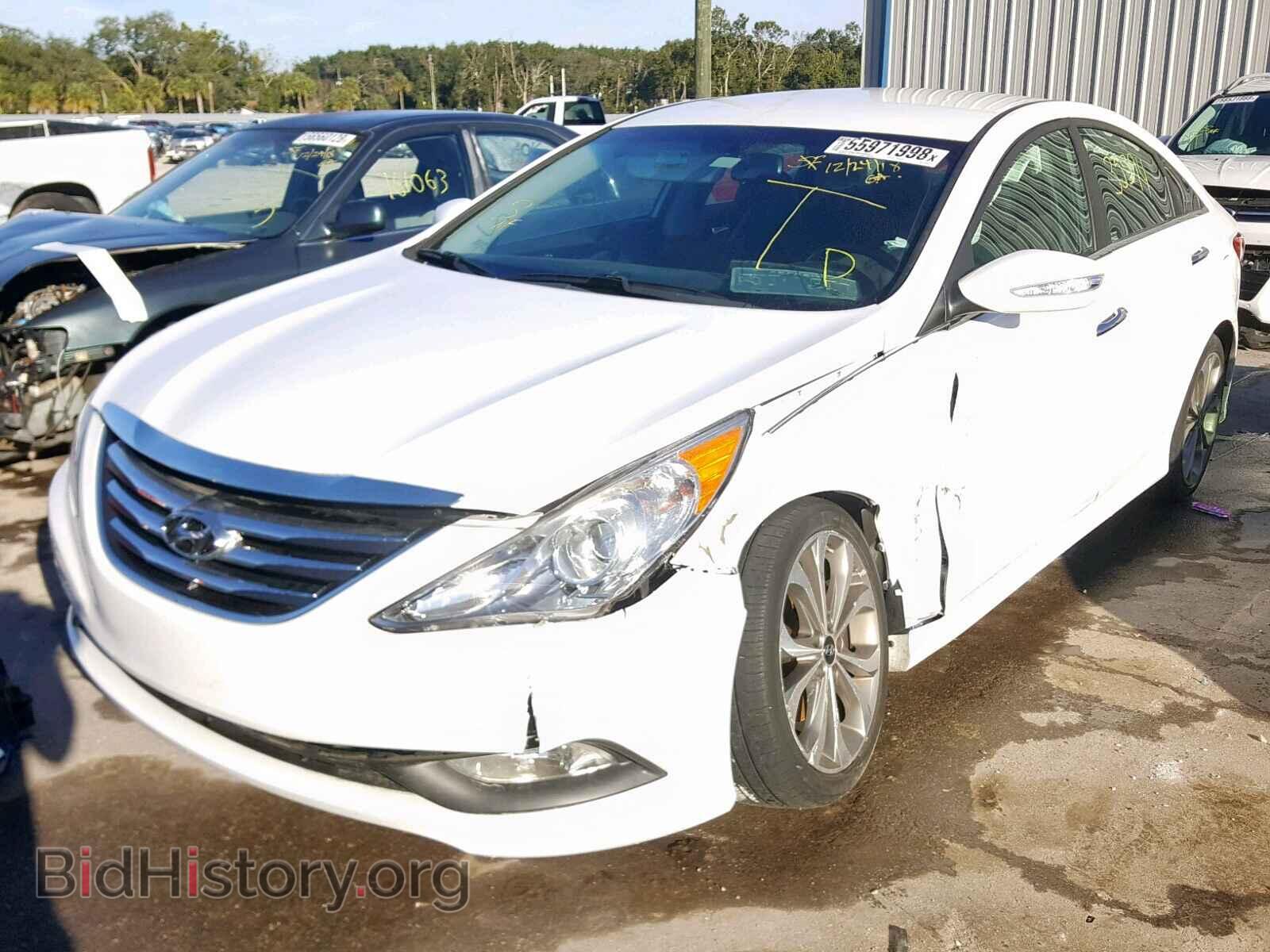 2014 HYUNDAI SONATA - VIN: 5NPEC4AC6EH827458 - Фото 2