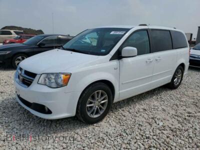 2014 Dodge CARAVAN SXT, белый — VIN 2C4RDGCGXER191114, Copart