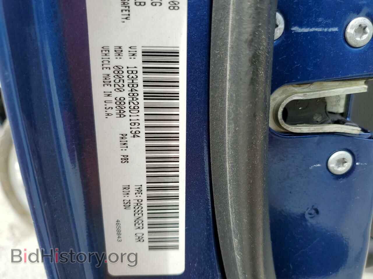 2009 DODGE CALIBER - VIN: 1B3HB48A29D116194 - Фото 10