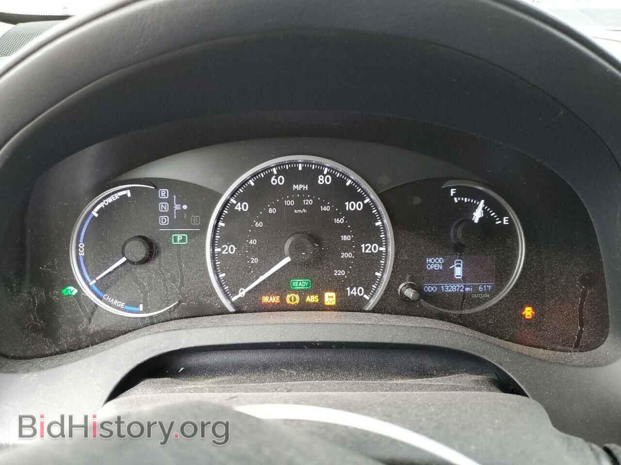 2012 LEXUS CT 200 - VIN: JTHKD5BH8C2122674 - Фото 9