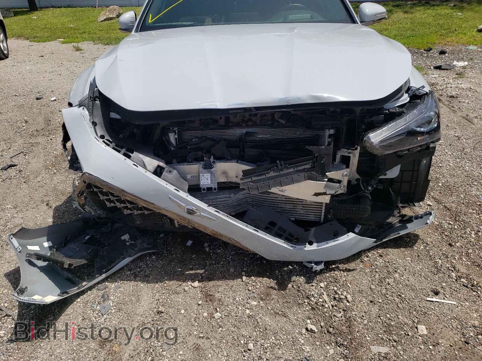 2021 GENESIS G70 - VIN: KMTG34LE4MU072629 - Фото 9