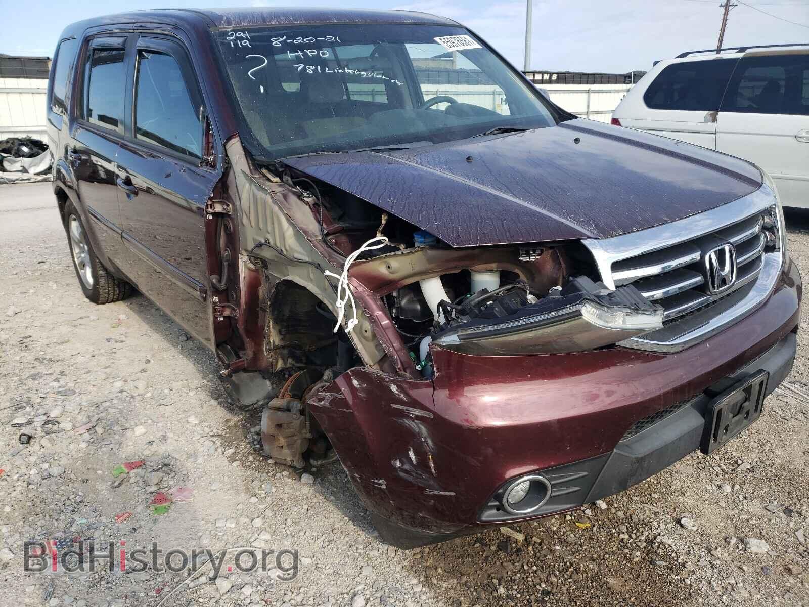 Photo 5FNYF4H41DB034620 - HONDA PILOT 2013
