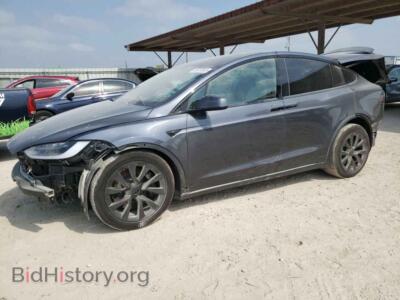 2022 Tesla MODEL X, серый — VIN 7SAXCBE69NF354710, Copart