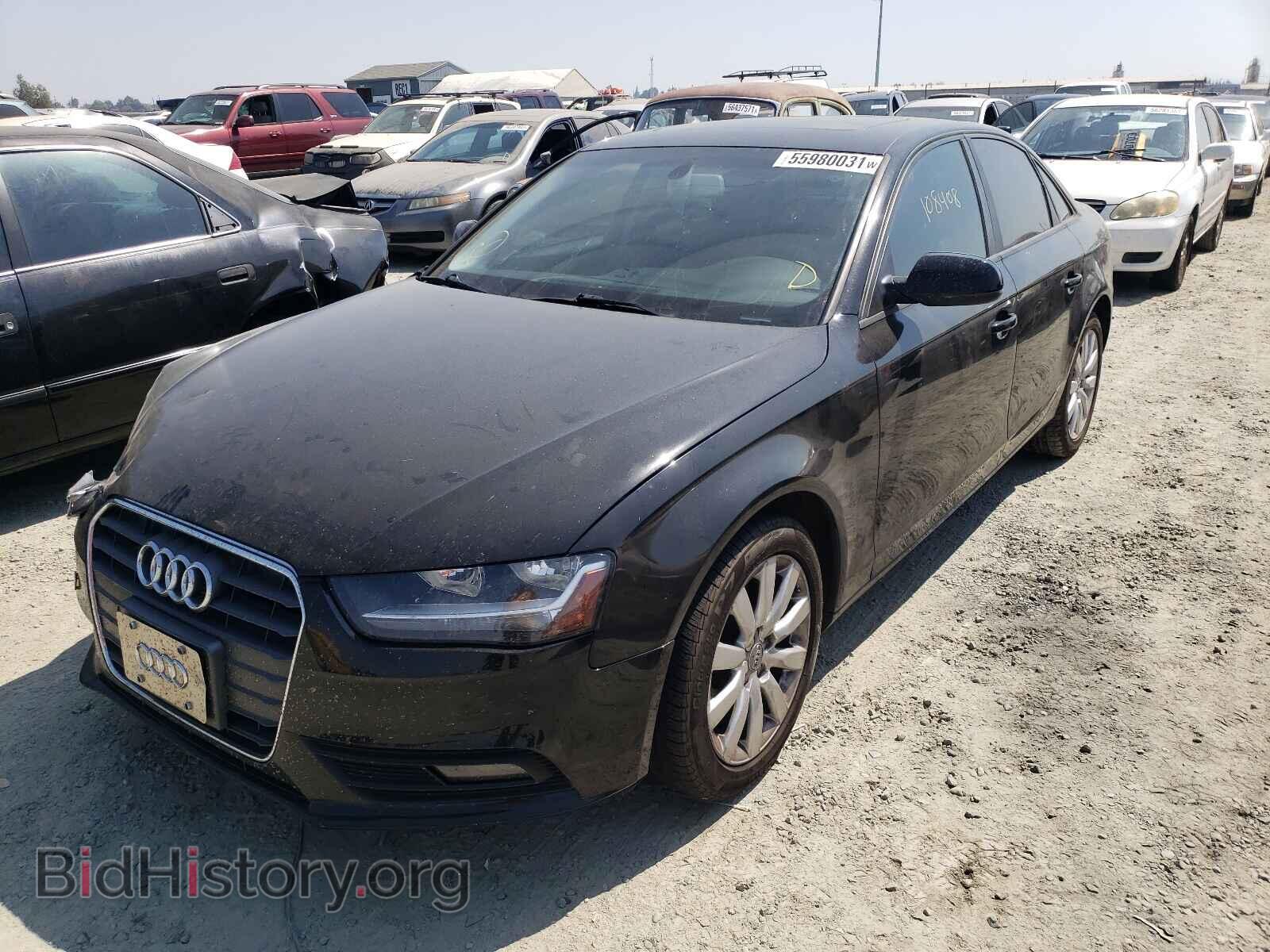 2013 AUDI A4 - VIN: WAUAFAFL2DA159979 - Фото 2