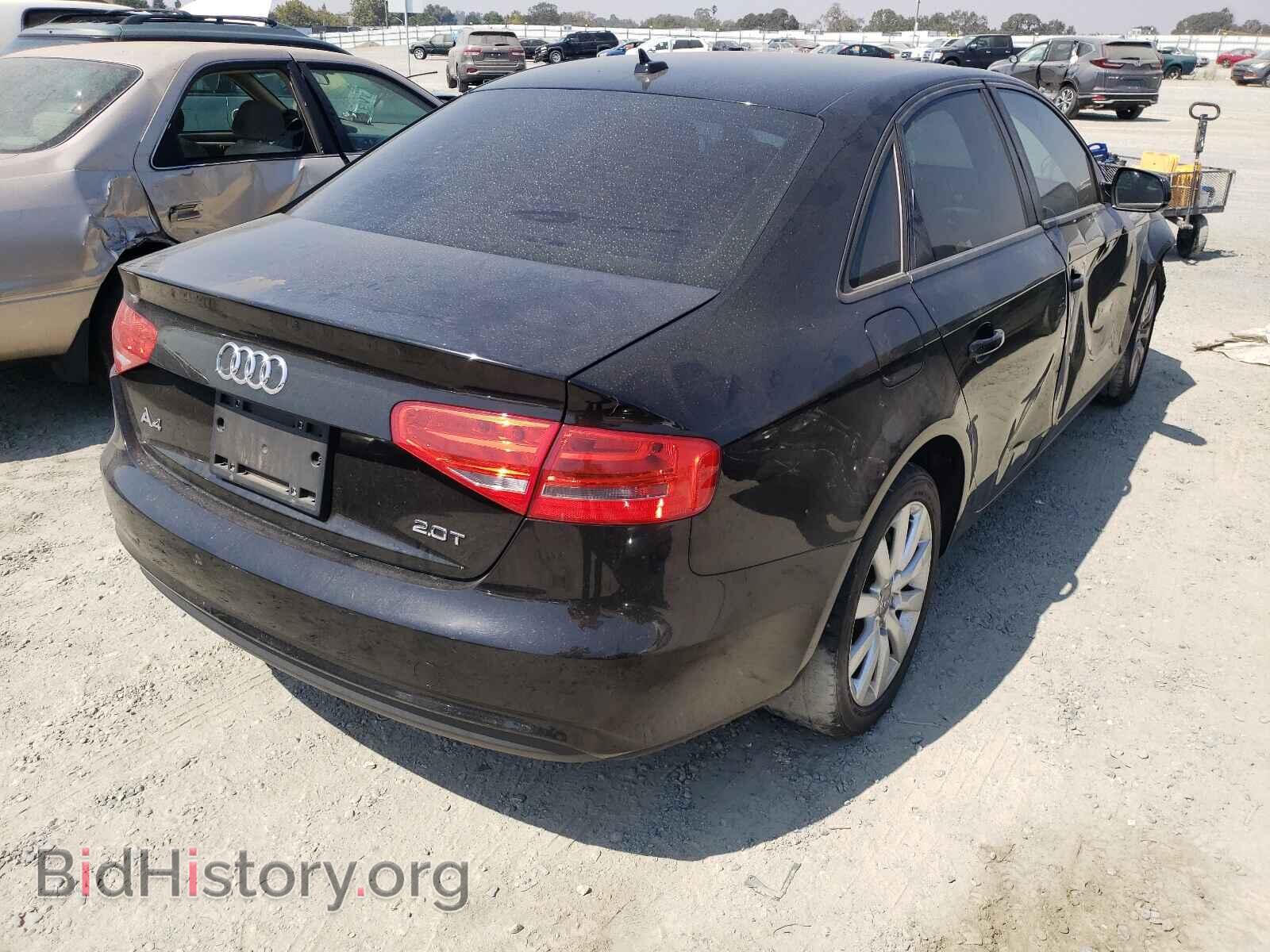 2013 AUDI A4 - VIN: WAUAFAFL2DA159979 - Фото 4