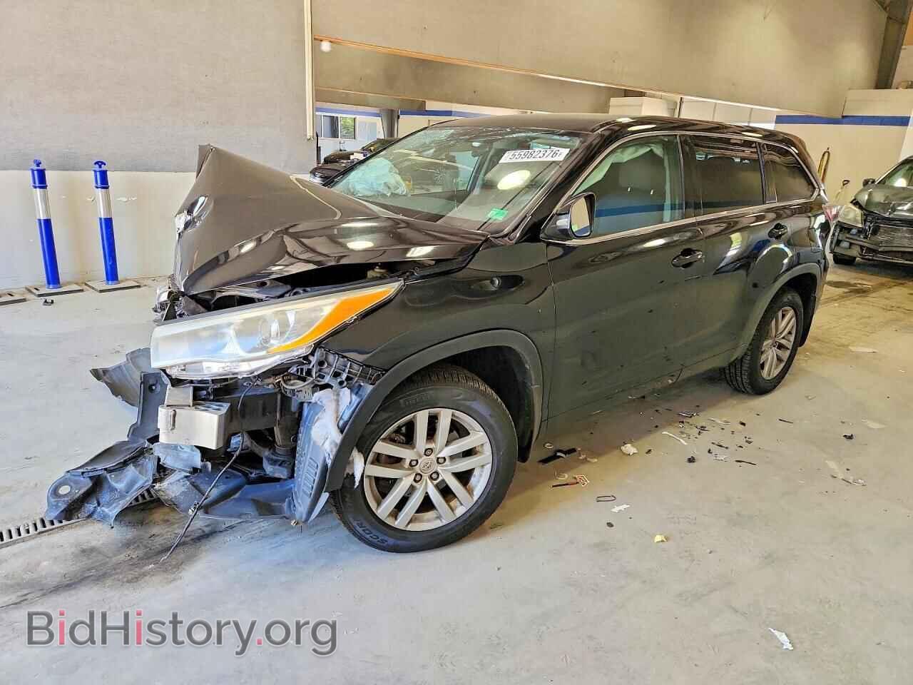 Фотография 5TDBKRFH5FS214735 - TOYOTA HIGHLANDER 2015