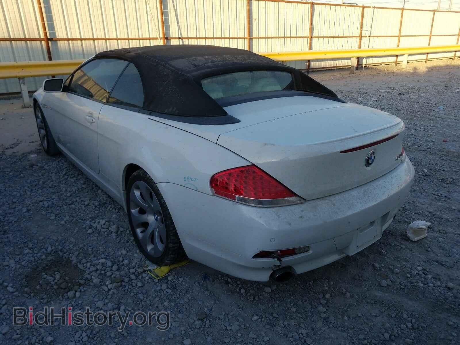 2006 BMW 6 SERIES - VIN: WBAEK13436CN79607 - Фото 3