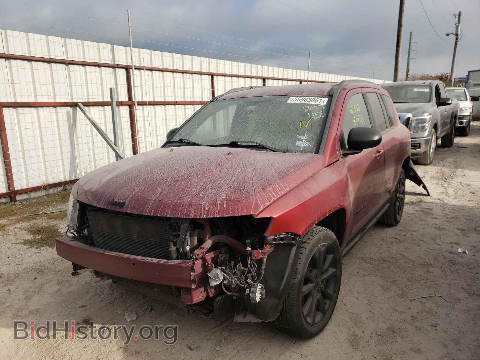 2015 JEEP COMPASS - VIN: 1C4NJCBA5FD297455 - Фото 2