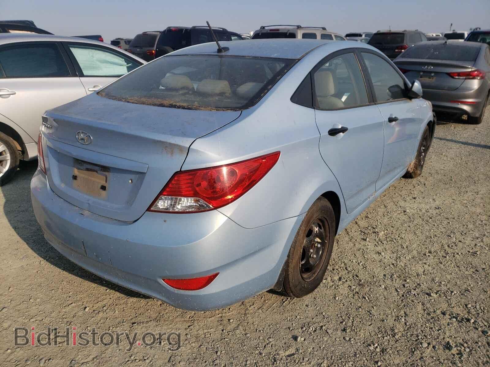 2012 HYUNDAI ACCENT - VIN: KMHCT4AE2CU094882 - Фото 4