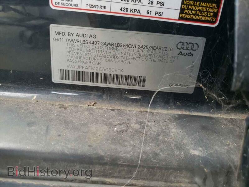 2012 Audi A3 (VIN WAUPEAFM2CA060504) — фото 10 из 10