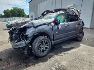 2022 Ford BRONCO Big Bend, gray — VIN 3FMCR9B62NRD35630, Copart