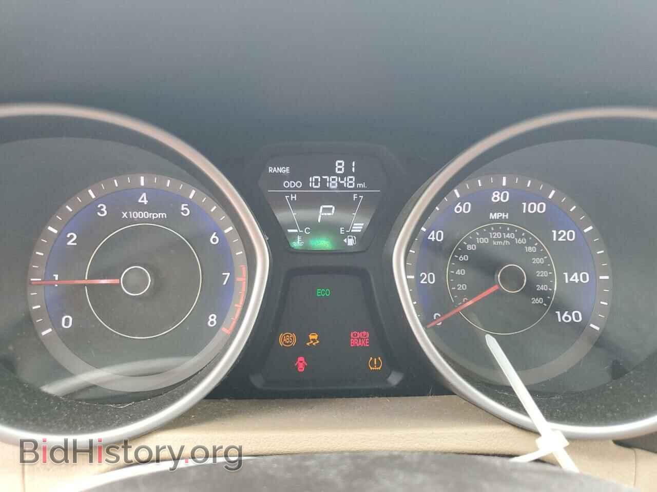 2012 HYUNDAI ELANTRA - VIN: KMHDH4AE1CU183302 - Фото 9