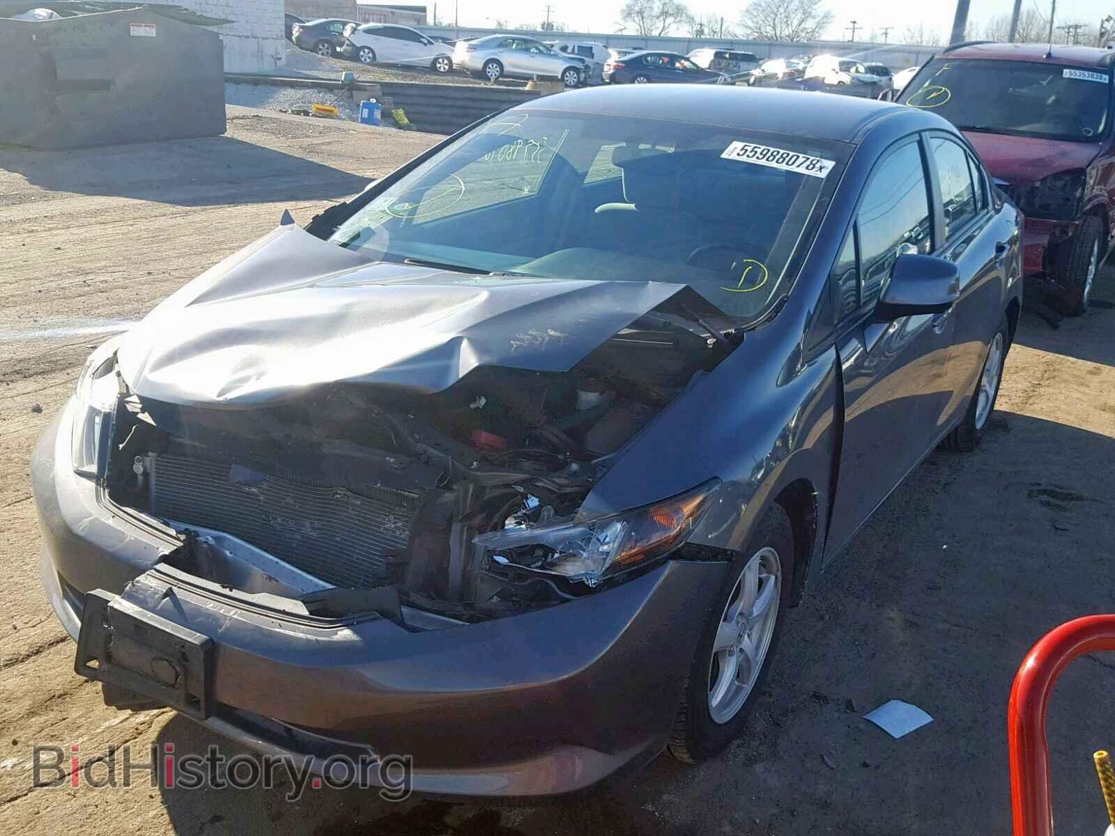 2012 HONDA CIVIC - VIN: 19XFB5F53CE003488 - Фото 2