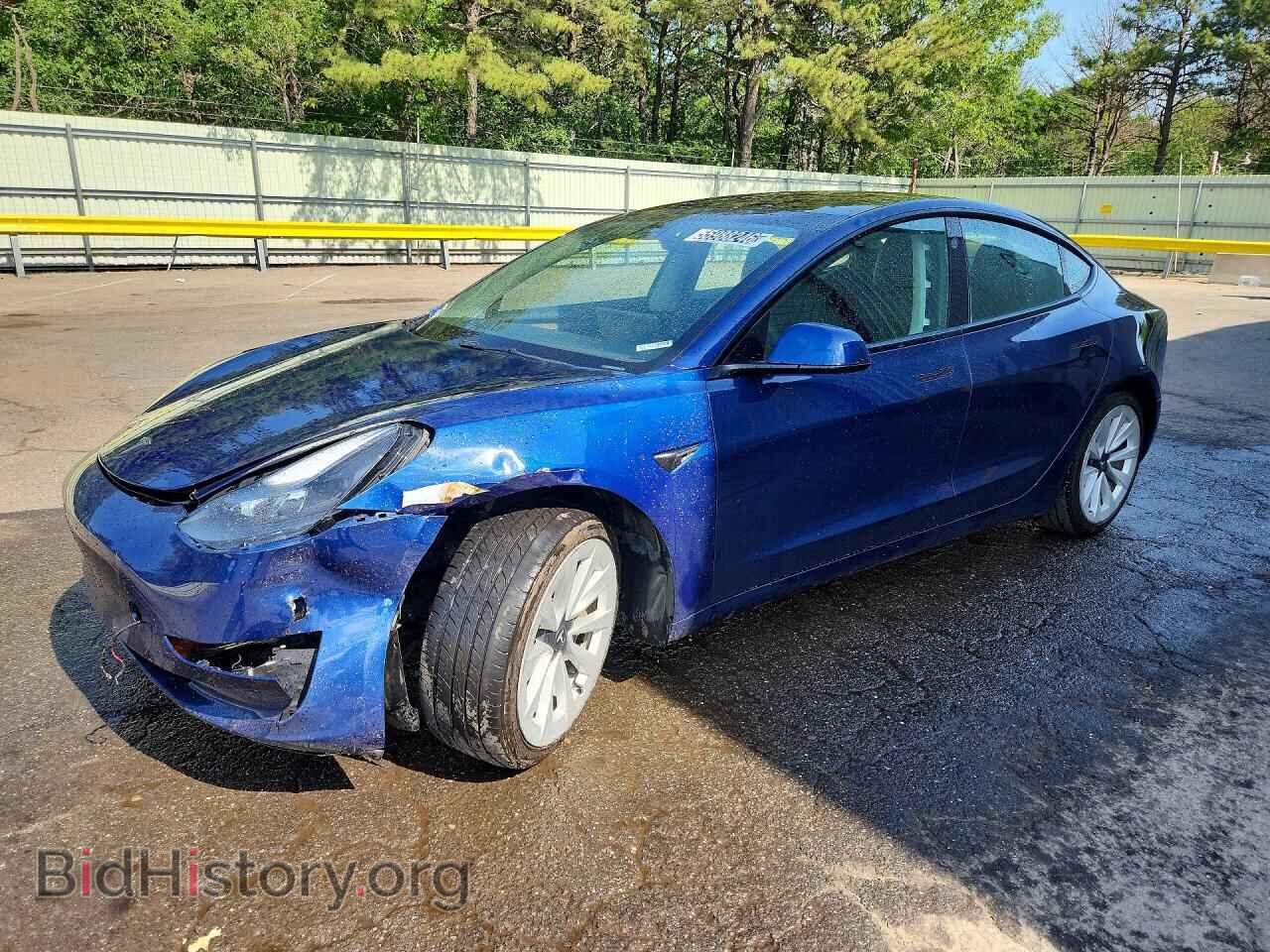Photo 5YJ3E1EA9NF371320 - TESLA MODEL 3 2022