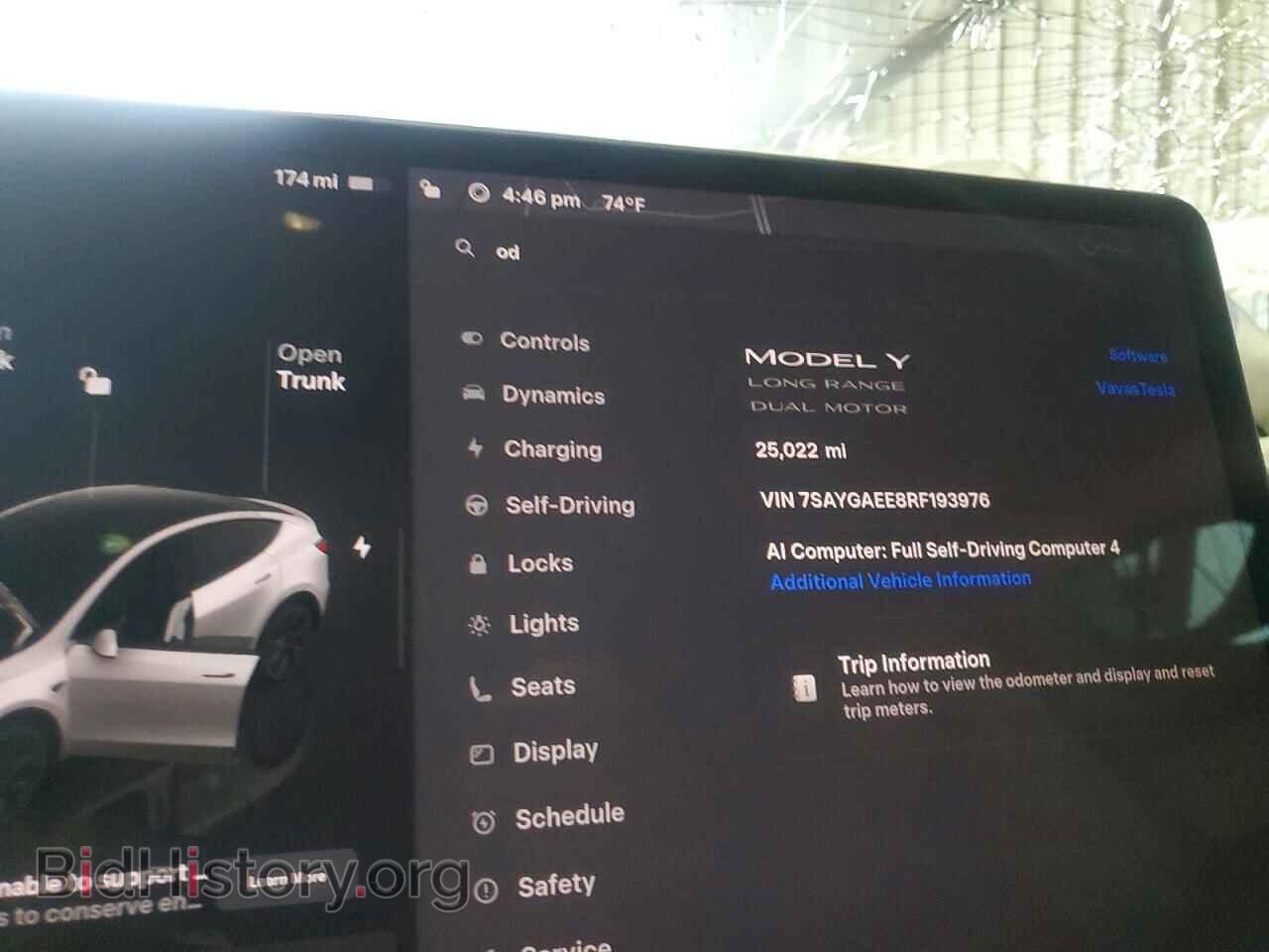 2024 TESLA MODEL Y - VIN: 7SAYGAEE8RF193976 - Photo 9