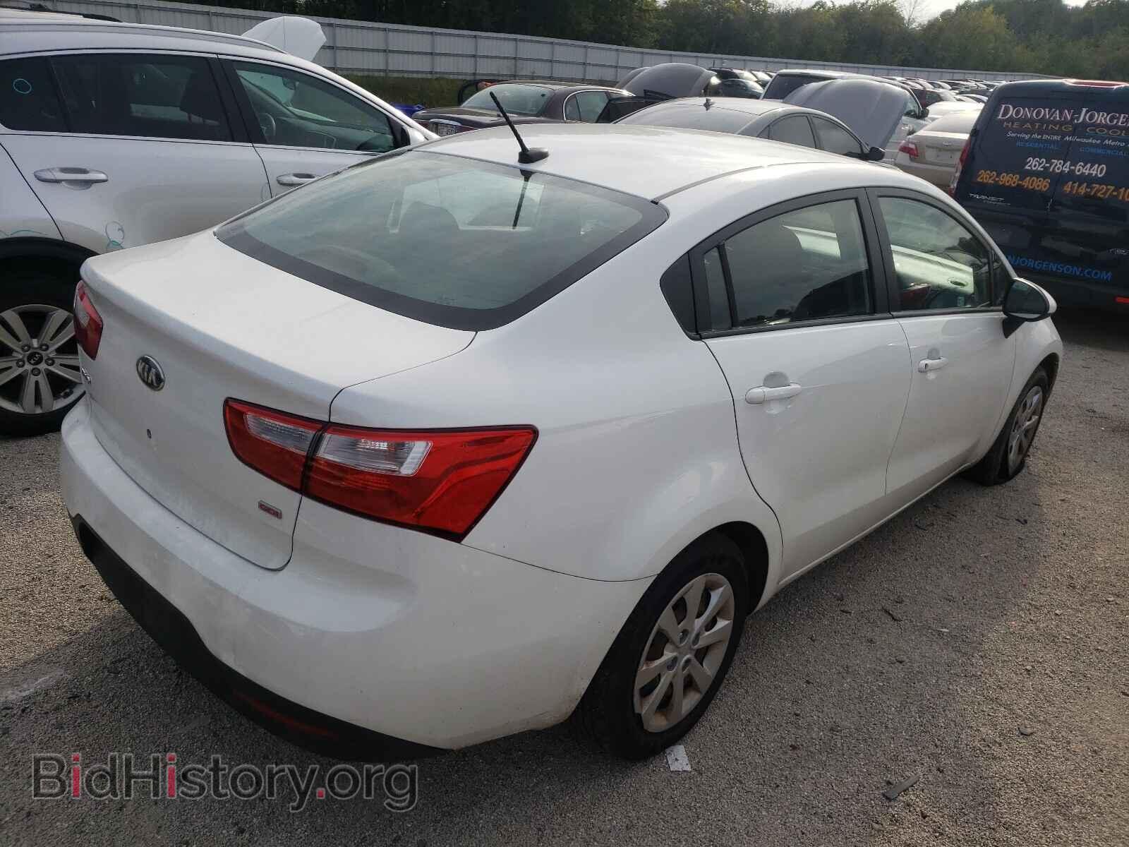 2014 KIA RIO - VIN: KNADM4A33E6349239 - Фото 4