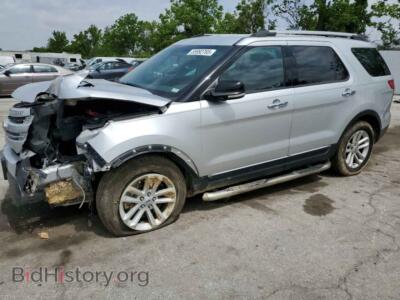 2015 Ford EXPLORER XLT, серебристый — VIN 1FM5K7D86FGA14036, Copart
