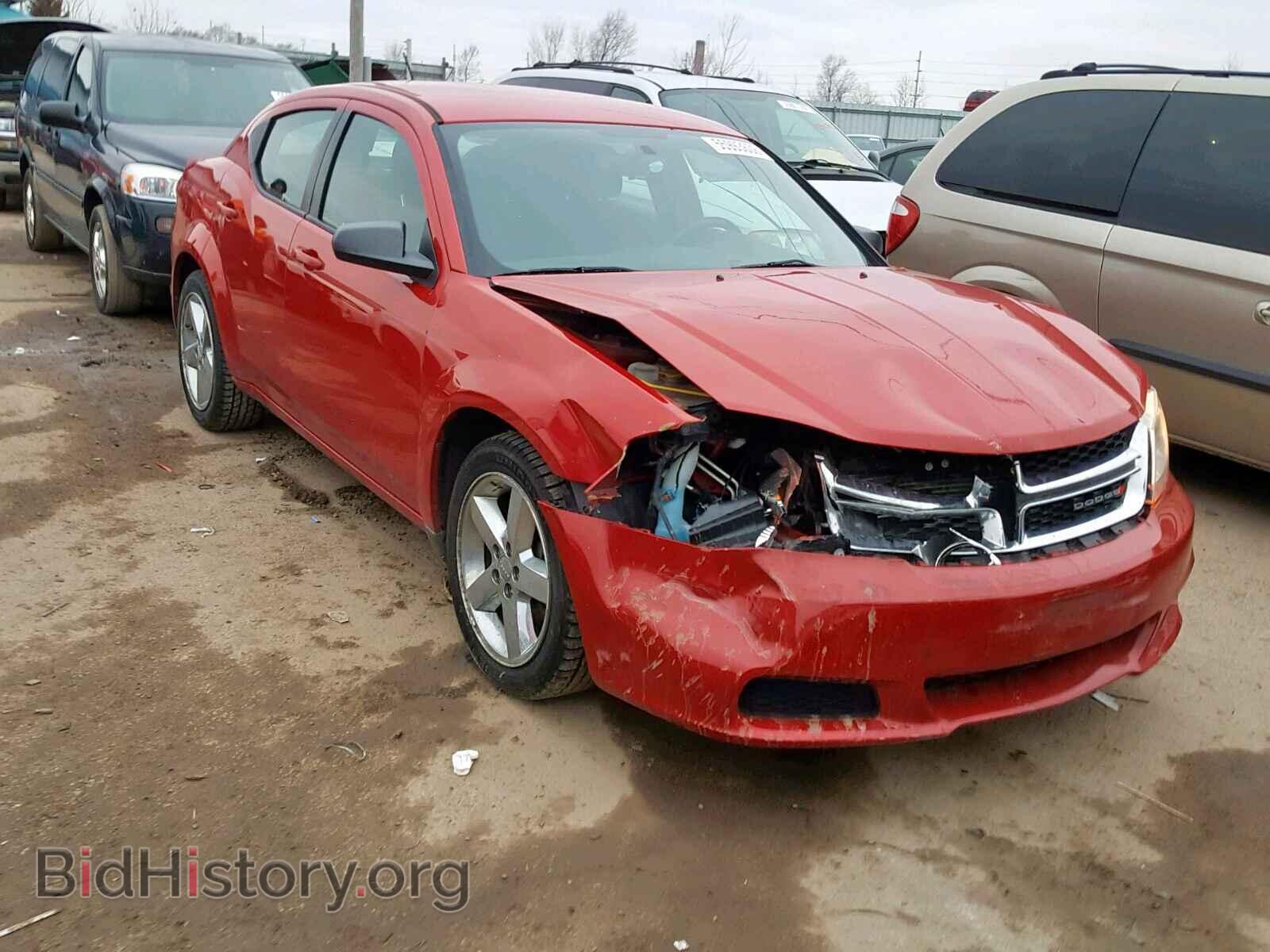 Photo 1C3CDZAB8EN116325 - DODGE AVENGER 2014