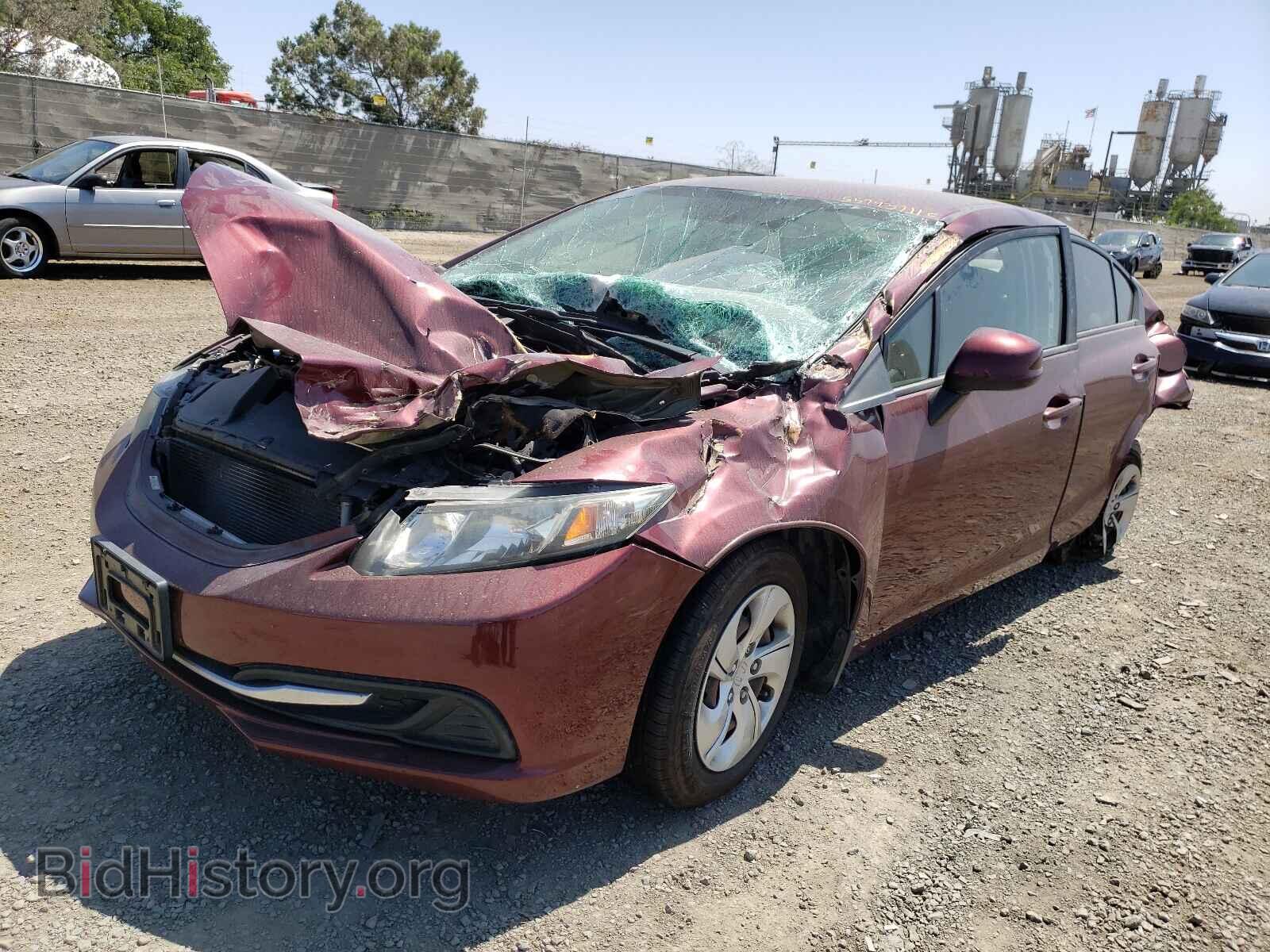 2013 HONDA CIVIC - VIN: 2HGFB2F50DH511925 - Фото 2