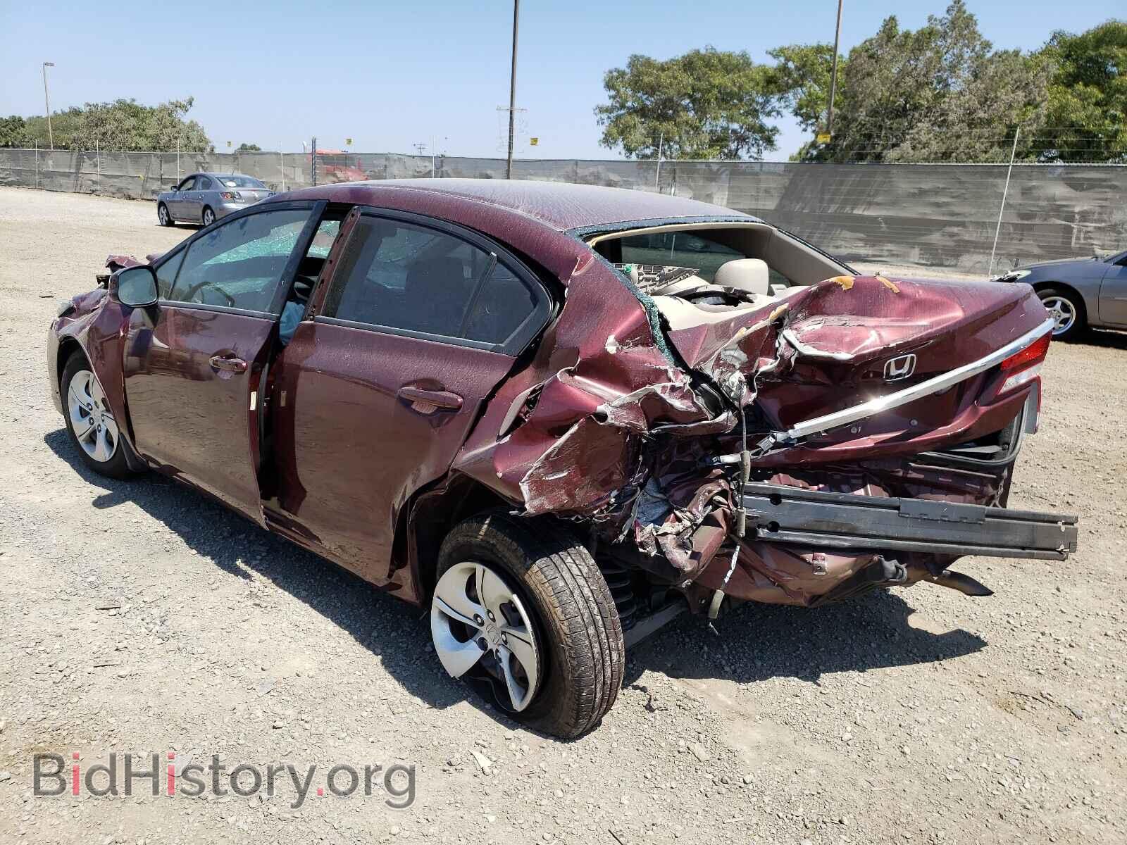 2013 HONDA CIVIC - VIN: 2HGFB2F50DH511925 - Фото 3
