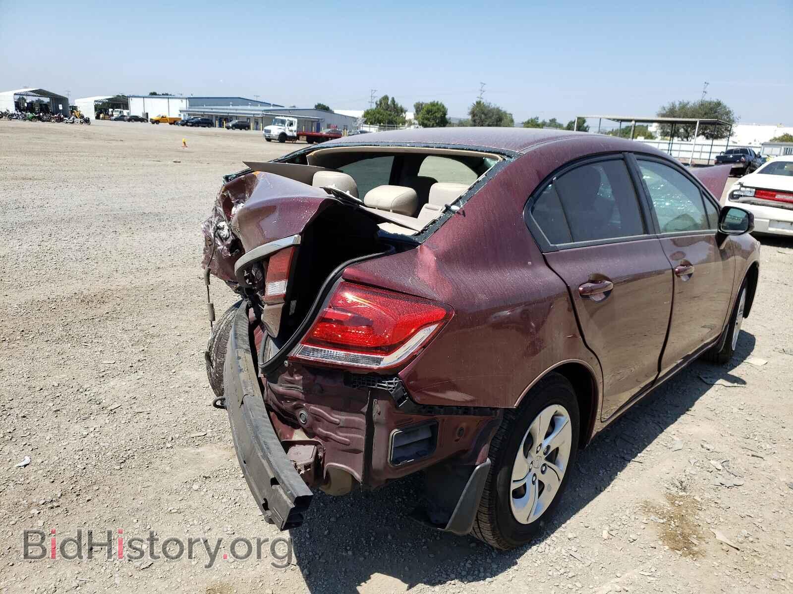 2013 HONDA CIVIC - VIN: 2HGFB2F50DH511925 - Фото 4