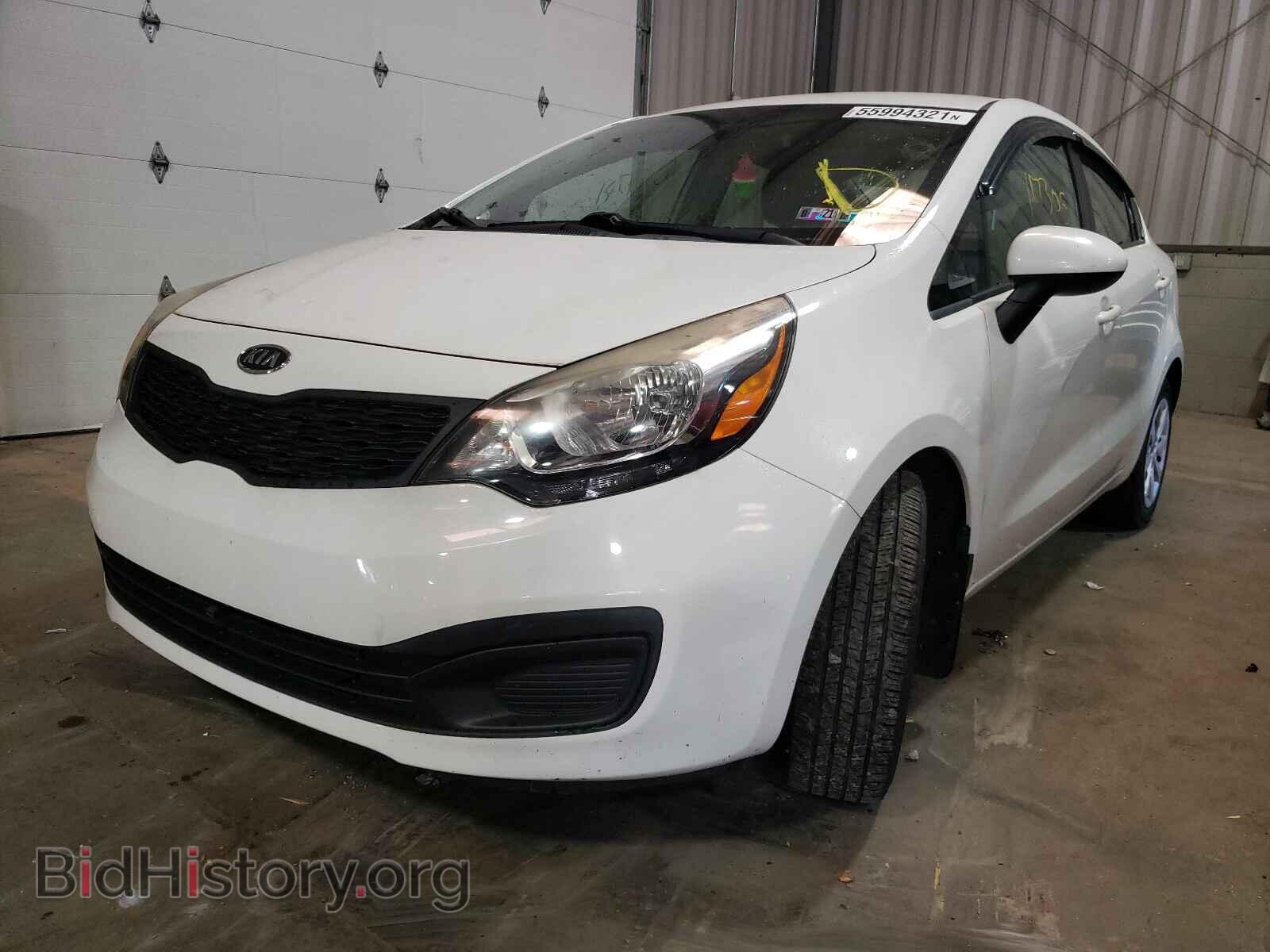 2012 KIA RIO - VIN: KNADM4A33C6095139 - Фото 2