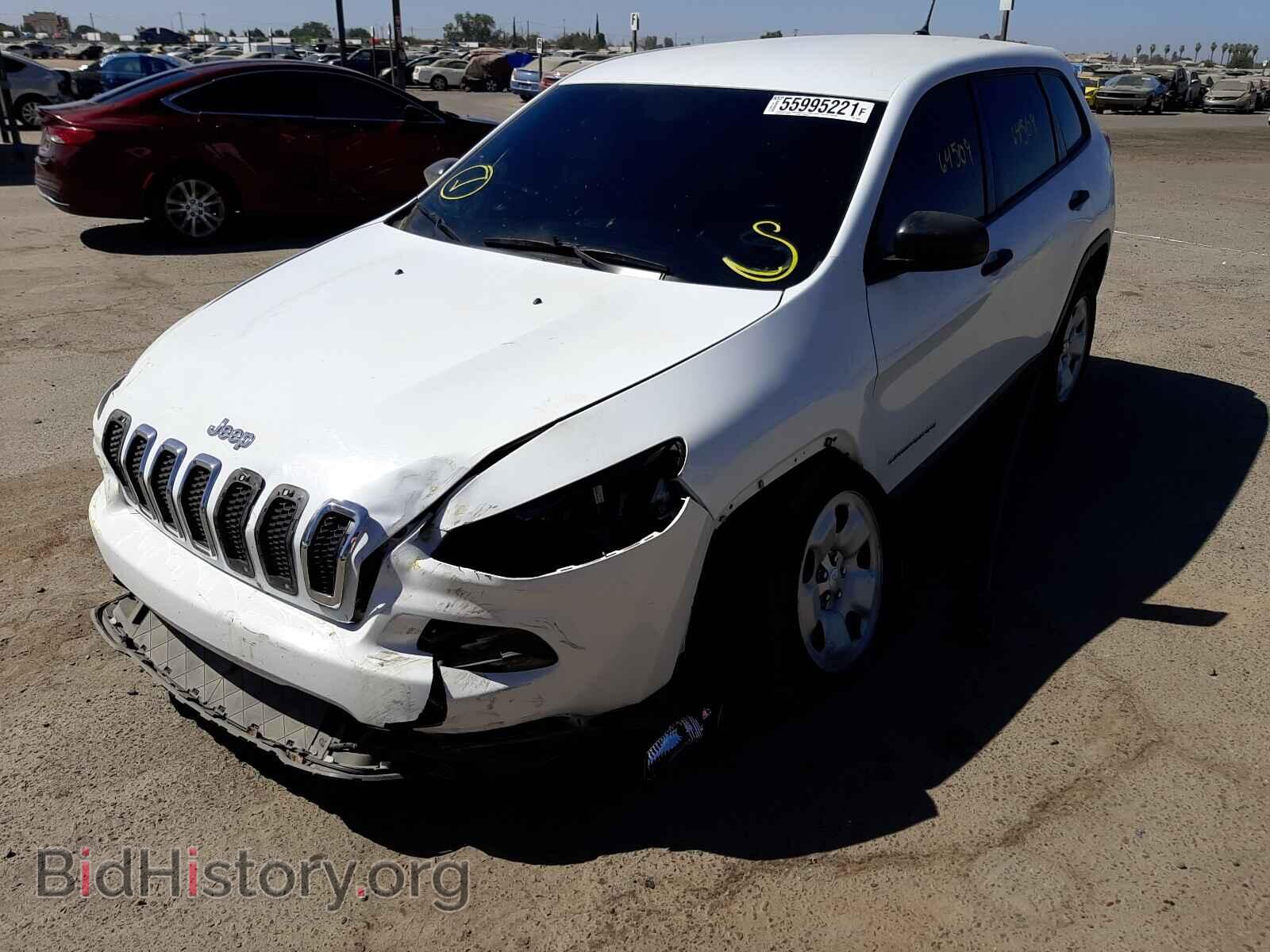 2015 JEEP CHEROKEE - VIN: 1C4PJLAB6FW660904 - Фото 2
