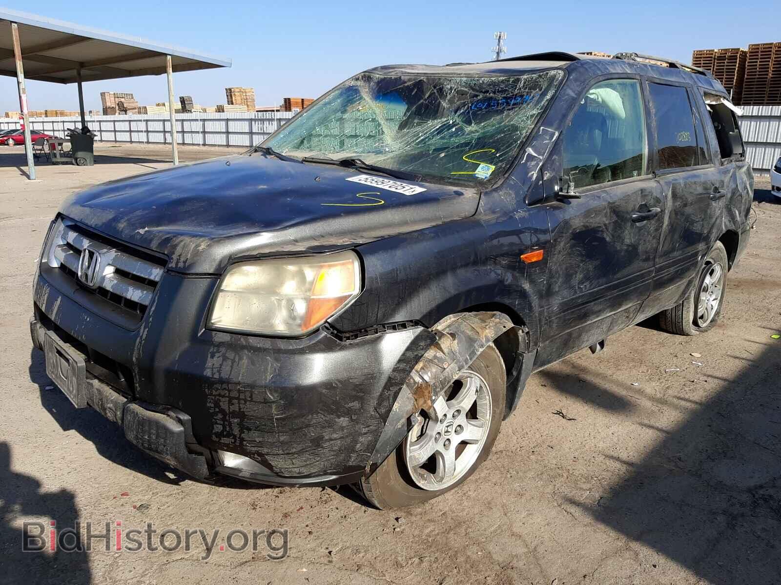 2006 HONDA PILOT - VIN: 2HKYF18696H518331 - Фото 2