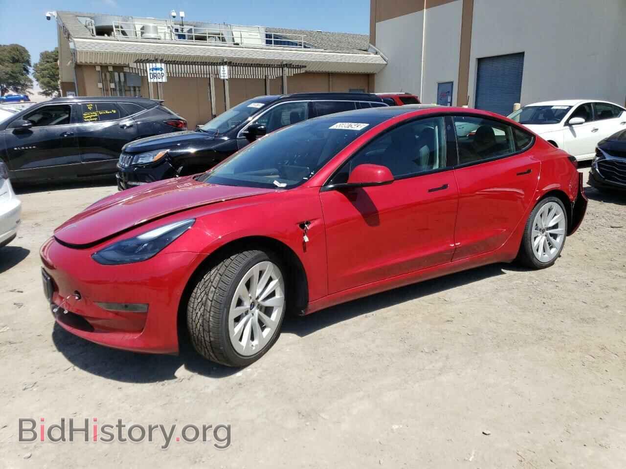 Photo 5YJ3E1EA0NF143528 - TESLA MODEL 3 2022