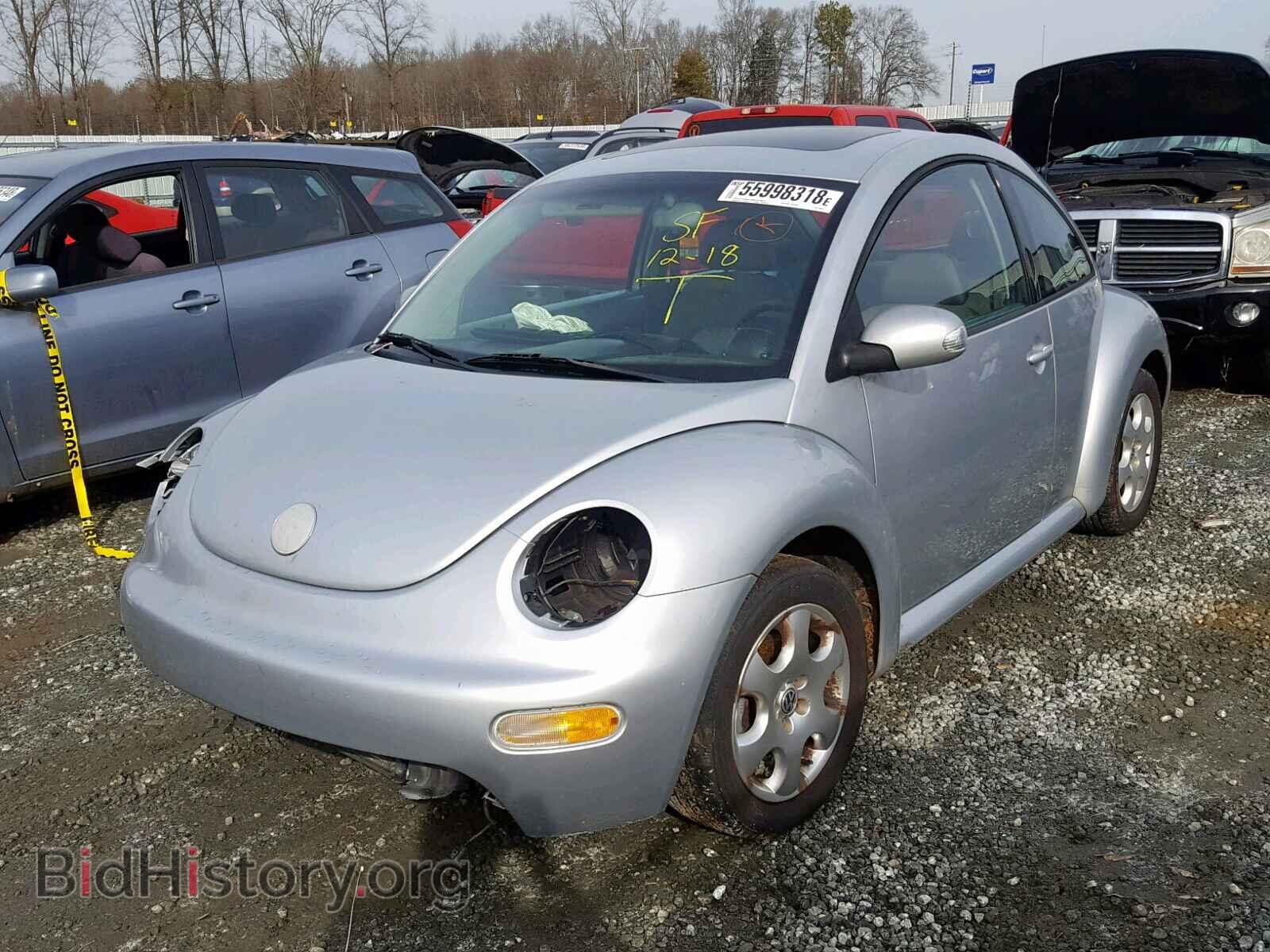 2003 VOLKSWAGEN BEETLE - VIN: 3VWCK21C03M439449 - Фото 2