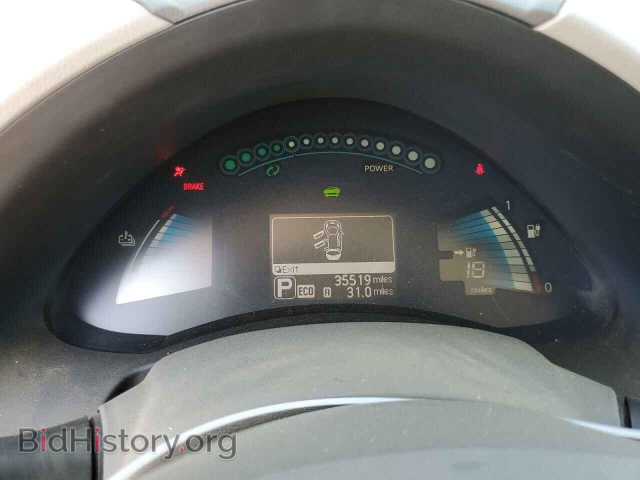 2014 NISSAN LEAF - VIN: 1N4AZ0CP7EC336100 - Фото 9