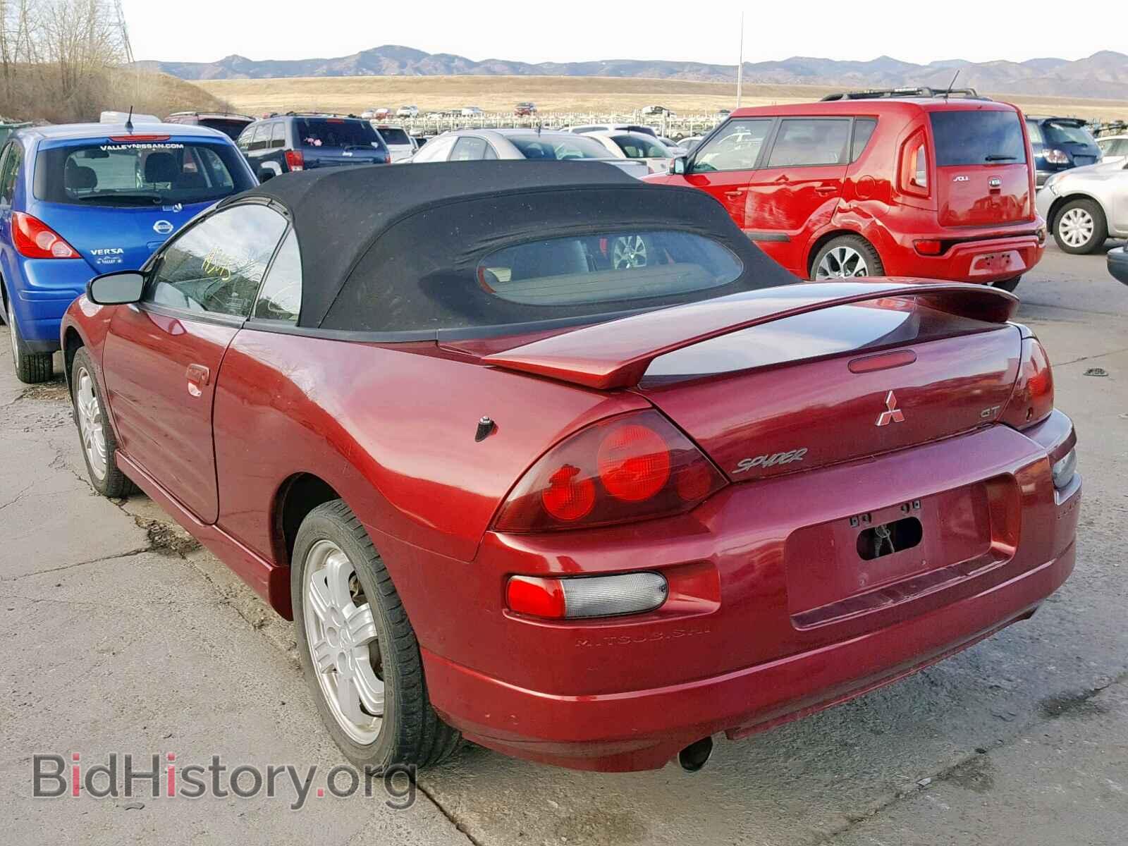 2001 MITSUBISHI ECLIPSE - VIN: 4A3AE85H81E086310 - Фото 3
