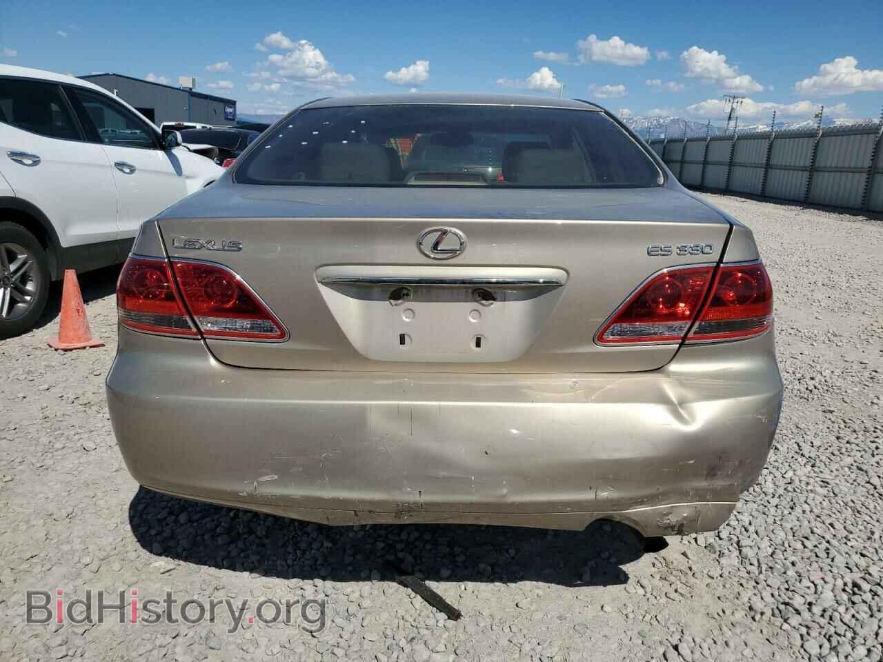 2005 LEXUS ES330 - VIN: JTHBA30G355104477 - Фото 6